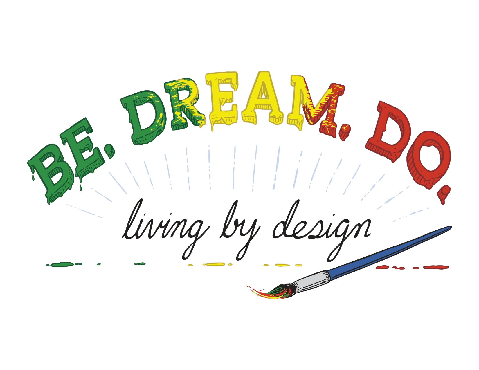 The Be Dream Do logo with a transparent background.